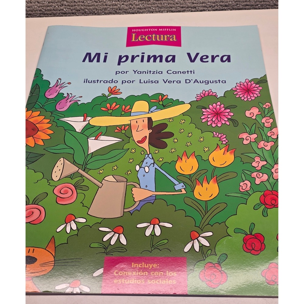 Mi prima Vera Yanitzia Canetti Spanish Childrens Book Houghton Mifflin Lectura